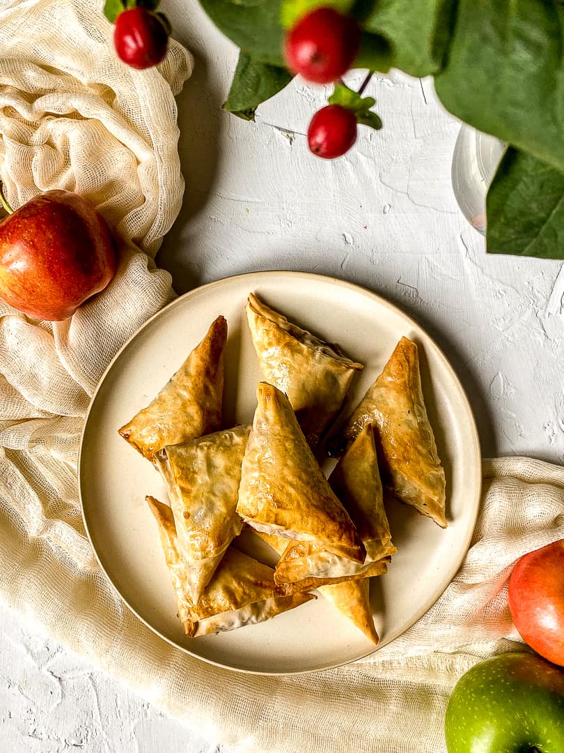 Easy Apple Cinnamon Turnovers with Flaky Phyllo Pastry | Joyfuel Eats