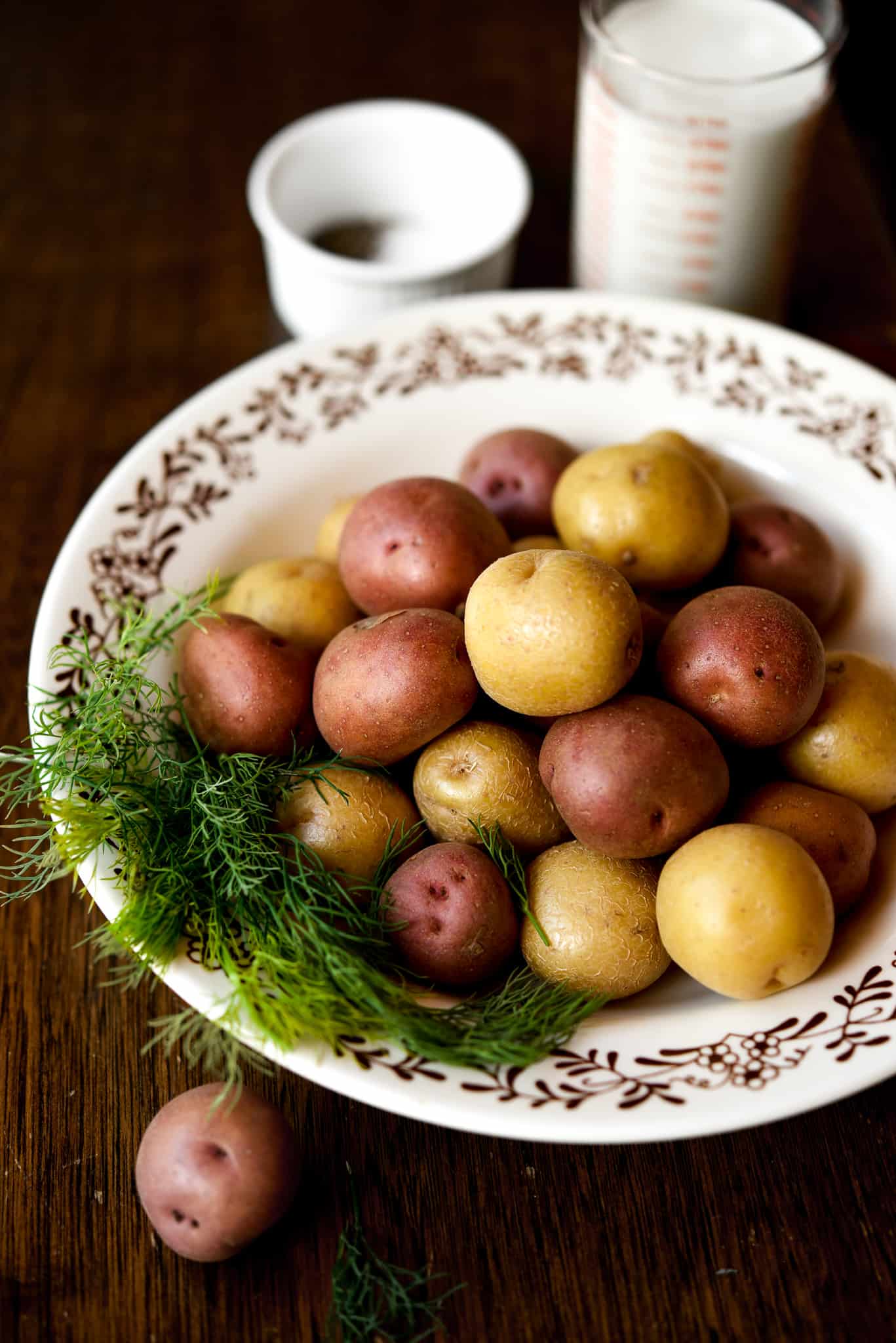 New Potatoes With Creamy Dill Sauce   DSC 0504 