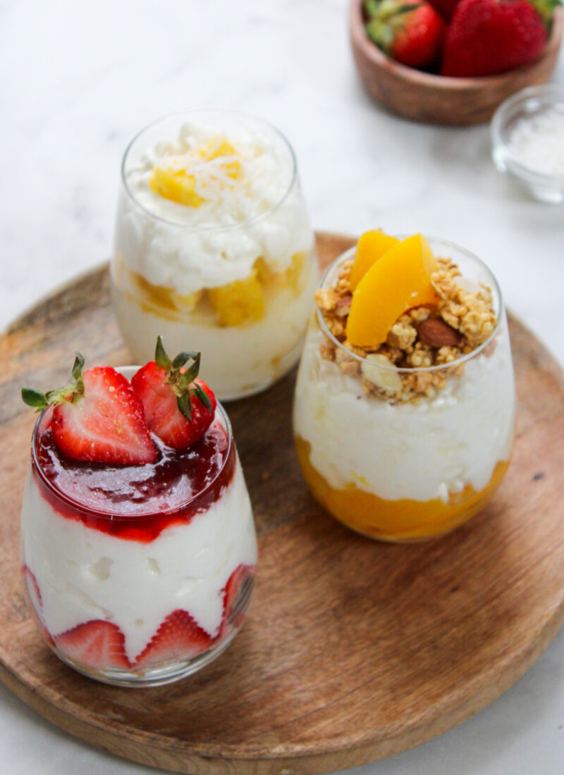 Cottage Cheese and Fruit Parfaits